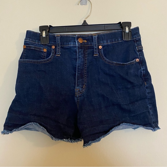 Madewell High Rise Denim Shorts in Danny Wash 27 - Picture 2 of 5